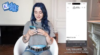 No Need a Men when you have a Big Dildo - French Alt Hairy Girl Masturbating