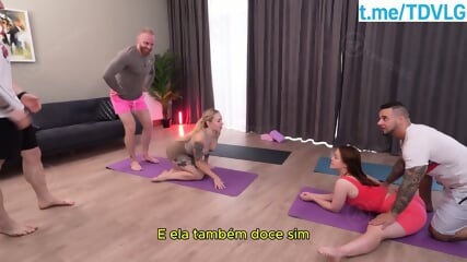 Aula De Yoga Acaba Em Sexo Hard LEGENDADO