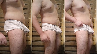 Hot stud makes his beefy jiggly ass jiggle