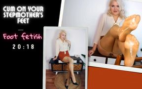 Cum on your stepmom's feet. JOI in Polish