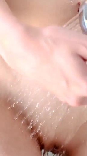 Doggy with Facial Cumshot in My Shower