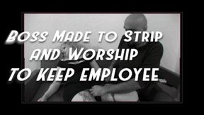 Milf Boss Made to strip and follow orders