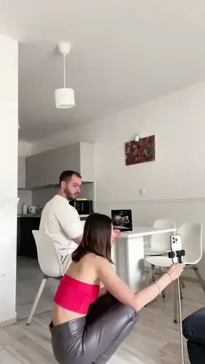 Adam Costa fucks his girlfriend hard on the table