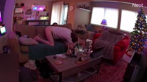 Cumming Hard All Over the couch