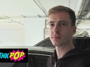 TWINK POP - Slim Guy Loses His Keys When A Stranger Comes & Offers Help In Exchange With His Cock