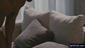 Trans babe Aubrey Kate gives her Hot Neighbor Dillon a great fuck