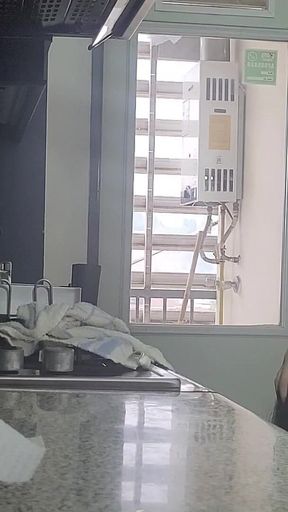 Stepmom Fucked in the Kitchen, Only Fans in Slow Motion, Blowjob
