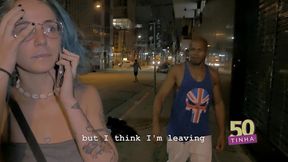 pervert capoeira in the center finds whore in deserted street