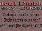 Booty Shakin' with Velvet Diablo ~ Silent ~ A Velvet Short