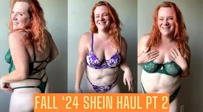 Fall SHEIN Lingerie Haul with Big Boob BBW Milf Laura Leslie - Fall SHEIN Haul PT 2