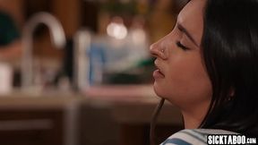 Horny huge tits teen Hailey Rose saving her job with her dirty knowledge