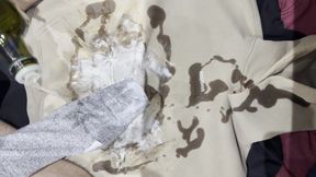 Cum Wet OIL Milk on Hoodie