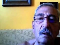 grandpa stroke on webcam