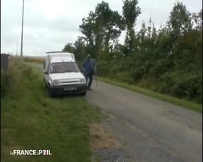 A Perverted Grandpa's Coming to Get His Balls Out of a Whore's Bus.