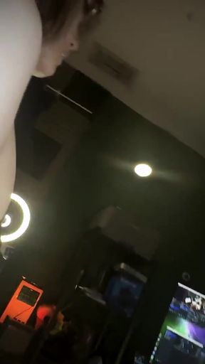 Key moment from "TS Bunnygirl Enjoys Some PoV BBC"