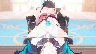 genshin influence - wriothesley x neuvillette