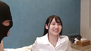 Little Japanese Girl Has A Threesome