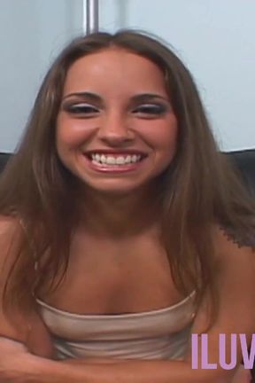 Brunette with a big ass receives a sloppy facial after sex
