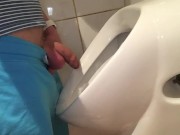 My dick and a urinal