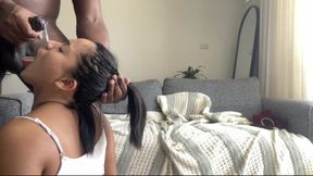Blowjob and cumshot on my face -amateur couple- nysdel