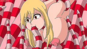 Lucy Heartfilia Gets Festive Tentacle Pleasure as Naughty XMAS Surprise
