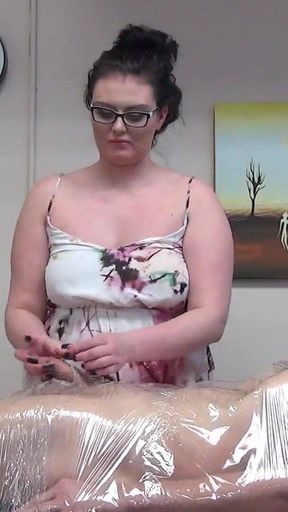 Unforgettable moment from &quot;Bossy Hotties JerkGirls Suck Cocks And Give Sticky Handjobs!&quot;