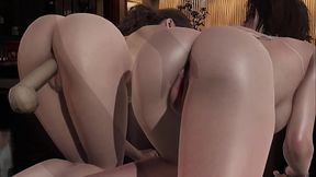 Threesome with Jill and Claire