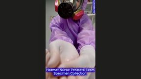 6 min Hazmat Nurse: POV Prostate Medical Exam & Specimen Collection