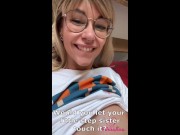 JOI Amateur sex tape from your step sister