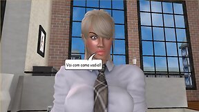 MILF`s Big Ass Takes on Big Cock & Dick in Anime Gangbang!