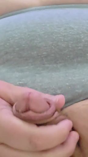 Silly sissy faggot jacks her own dick because she can't get dick...   Clip 1