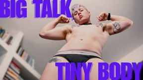 Giant FtM Jaq Quicksilver Punishes You for Lying About Your Size - POV Tiny Made to Worship Feet, Ass, and T-cock as Humiliation - jock, body worship, trans - 1080p mp4