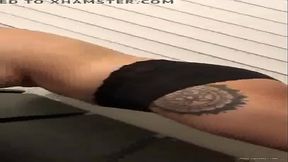 Latina Girlfriend Exposed getting dressed