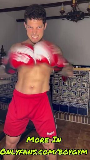 Naughty Boxer Cum with No Touch