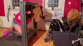 1hr sissy punishment in the pillory