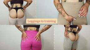 Try-on - Getting ready to training with my leggins - Ass Fetish - Leggins Fetish