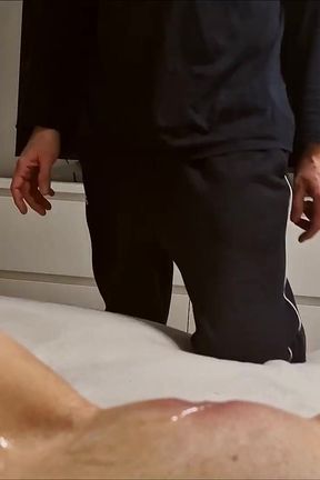 Cuckold Creampie Cleanup After Wife Fucks with Lover