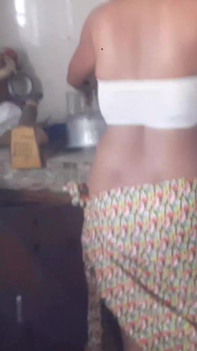 My Maid on Cheeththa Dress Teases Me Whife Is Away