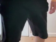 VACUUM CLEANER SUCKING me OFF ** HUGE CUMSHOT in a CONDOM / BIG DICK **