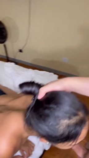 My stepbrother spies on me, I seduce him and he fucks so good