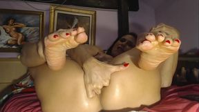 Wet pussy oily soles vintage