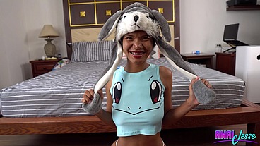 Asian Puppy Girl Begs for Anal Creampie - Jesse Thai