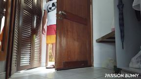 Nude Delivery - Happy Food Deliveryman