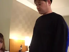 Hot Japanese Wife Has Steamy Sex by Lover Right Before Husband's Eyes