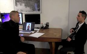 Horny manager fucks the new guy at the office until the last drops