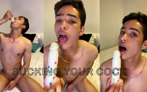 Delicious Twink Gives You a Blowjob