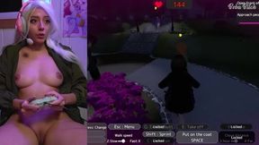 Curious Public Exhibitionist Tries Hentai Flashing Game: Meet Sereka-san!