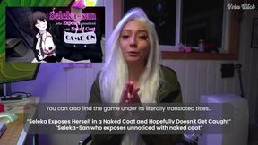 Curious Public Exhibitionist Tries Hentai Flashing Game: Meet Sereka-san!