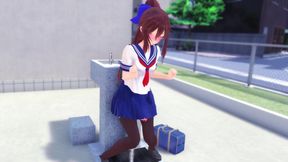 Hikari Futa Fountain futa Shemale