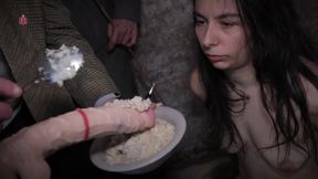 48H Prison Extreme - Deepthroat Swallowing Exercise for Breakfast